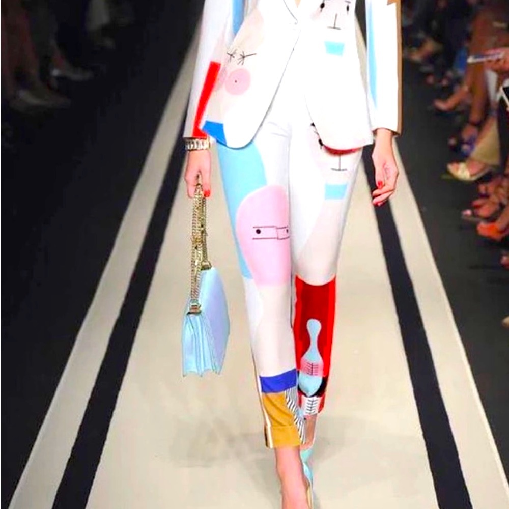 Dali Surreal -Colorful Artistic Pants Suit by PrimeTimeLooks
